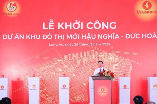 Vingroup khởi công dự án Vinhomes Green City tại Long An 