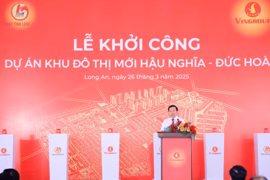 Vingroup khởi công dự án Vinhomes Green City tại Long An 