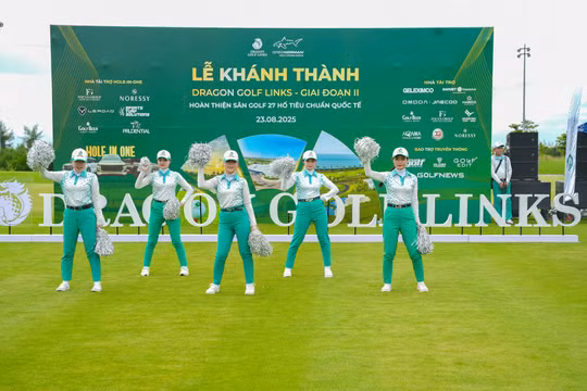 Dragon Golf Links khánh thành giai đoạn 2: Hoàn thiện 27 hố tiêu chuẩn quốc tế đầu tiên trên biển