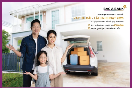 Giải pháp tài chính tối ưu từ Bac A Bank với chương trình ''Vay ưu đãi - Lãi linh hoạt 2025''