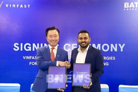 VinFast và BatX Energies hợp tác tái chế và tái sử dụng pin điện áp cao