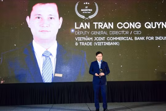 Phó Tổng Giám đốc VietinBank nhận Giải thưởng “Nhà Lãnh đạo IT của năm”