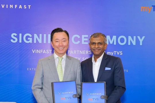 Vinfast ký kết hợp tác với myTVS nhằm phát triển mạng lưới dịch vụ hậu mãi toàn diện Ấn Độ