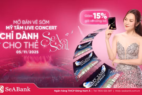SeABank mang cơ hội săn vé miễn phí cho khách hàng trải nghiệm Mỹ Tâm Live Concert 2025