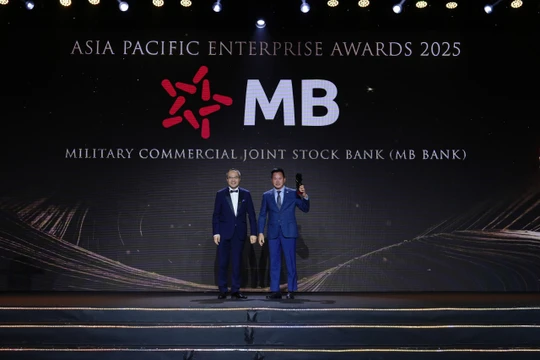 MB lần thứ sáu liên tiếp được vinh danh “Doanh nghiệp xuất sắc châu Á” năm 2025