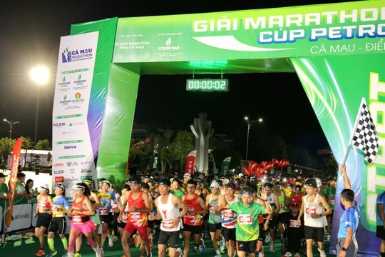 Giải Marathon Cà Mau 2025 - Cúp Petrovietnam: Hơn 6.000 vận động viên bùng nổ trên đường chạy