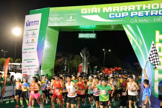 Giải Marathon Cà Mau 2025 - Cúp Petrovietnam: Hơn 6.000 vận động viên bùng nổ trên đường chạy