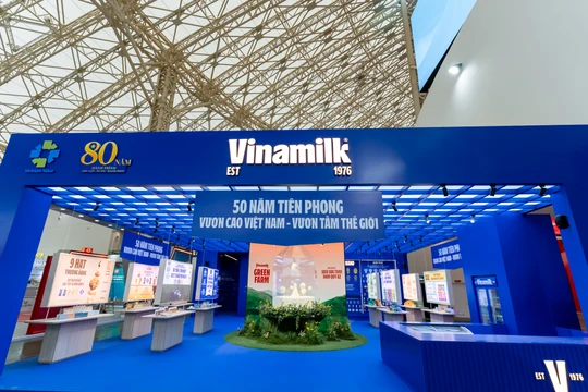 Vinamilk mang các công nghệ và tiêu chuẩn hàng đầu thế giới đến Triển lãm Thành tựu Đất nước 80 năm