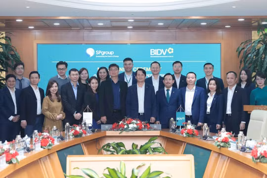 BIDV và SP Group hợp tác vì mục tiêu xanh