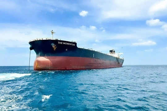 Hòa Phát đưa vào khai thác tàu The Momentum 110.000 DWT, tăng năng lực chủ động chuỗi cung ứng