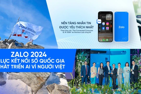 Zalo 2024: Nỗ lực kết nối số quốc gia và phát triển AI vì người Việt