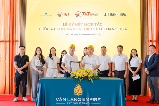 Cán bộ, nhân viên Văn Lang Empire T&T Golf Club sẽ được NTK Lê Thanh Hòa thiết kế đồng phục riêng
