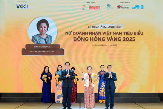Chủ tịch BRG lần thứ 6 được vinh danh TOP 10 “Nữ doanh nhân Việt Nam tiêu biểu"