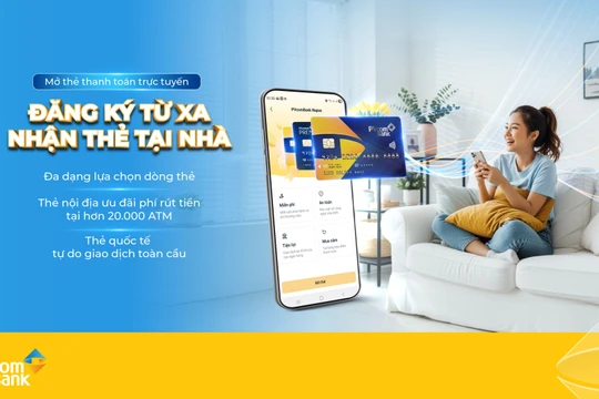 PVcomBank triển khai tính năng mở thẻ thanh toán trên PVConnect 