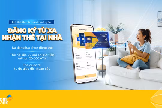 PVcomBank triển khai tính năng mở thẻ thanh toán trên PVConnect 