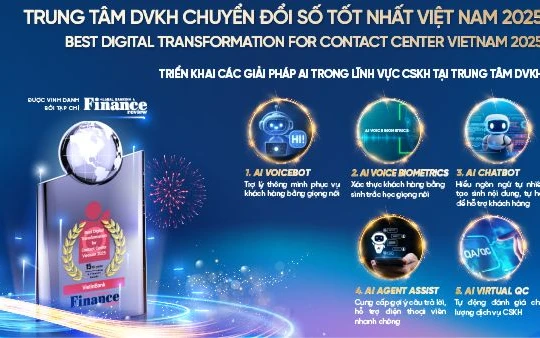 VietinBank giành giải thưởng quốc tế về trải nghiệm khách hàng