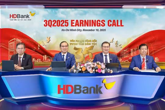 Đại diện Ban lãnh đạo HDBank tại Hội nghị Nhà đầu tư quý 3/2025