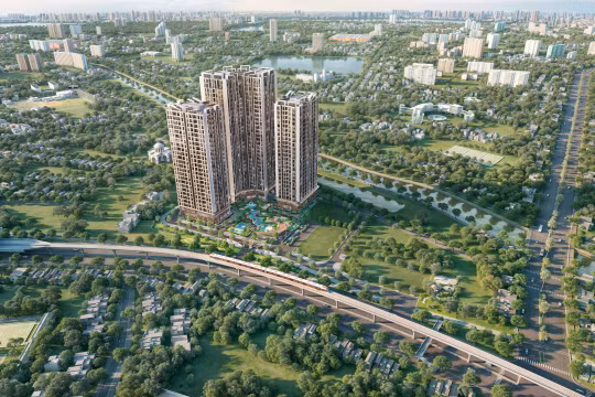 Hạ tầng Ngọc Hồi khởi sắc, Greenera Southmark nước đẩy thuyền lên