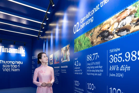 Vinamilk tạo điểm nhấn tại triển lãm thành tựu Đất nước 80 năm 