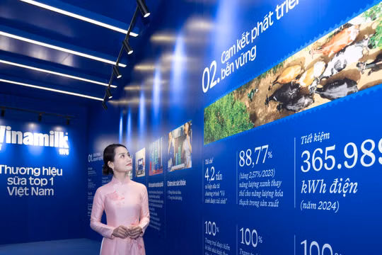 Vinamilk tạo điểm nhấn tại triển lãm thành tựu Đất nước 80 năm 