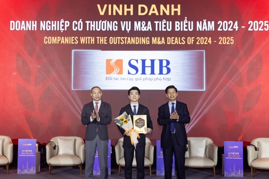 SHB được vinh danh “Doanh nghiệp có thương vụ M&A tiêu biểu năm 2024-2025”