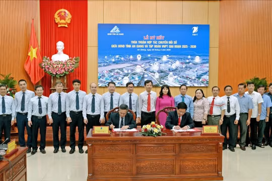 Tập đoàn VNPT và UBND tỉnh An Giang ký kết thỏa thuận hợp tác chuyển đổi số giai đoạn 2025-2030