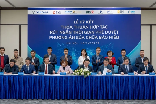 Vinfast hợp tác với 7 hãng bảo hiểm, rút ngắn thời gian giám định và xử lý sự cố cho khách hàng