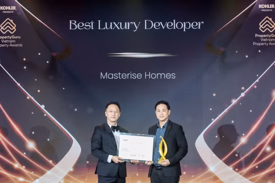  Masterise Homes xứng danh ''Best Luxury Developer'' tại Propertyguru VietNam Property Awards 2025