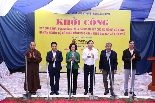 T&T Group tài trợ 13 tỷ đồng xây Nhà Đại đoàn kết và hệ thống camera an ninh tại xã Kiều Phú 