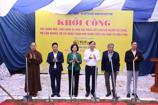 T&T Group tài trợ 13 tỷ đồng xây Nhà Đại đoàn kết và hệ thống camera an ninh tại xã Kiều Phú 