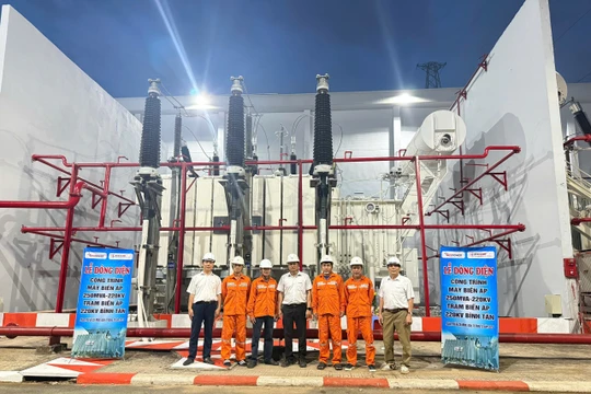 Đóng điện thành công máy biến áp 220kV do MEEPOWER sản xuất tại Trạm Bình Tân