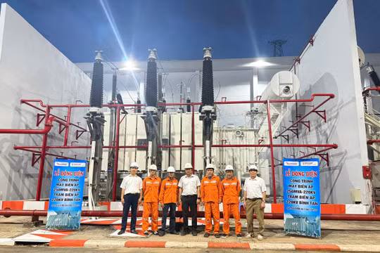 Đóng điện thành công máy biến áp 220kV do MEEPOWER sản xuất tại Trạm Bình Tân