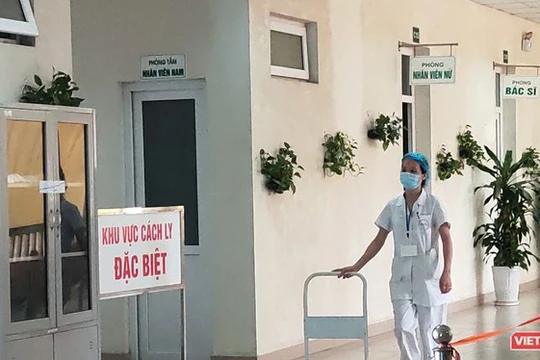 Khu vực cách ly đặc biệt (Ảnh: Minh Thúy)