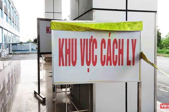 Khu vực cách ly phòng COVID-19 (Ảnh - Minh Thuý)