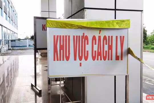 Khu vực cách ly phòng COVID-19 (Ảnh - Minh Thuý)