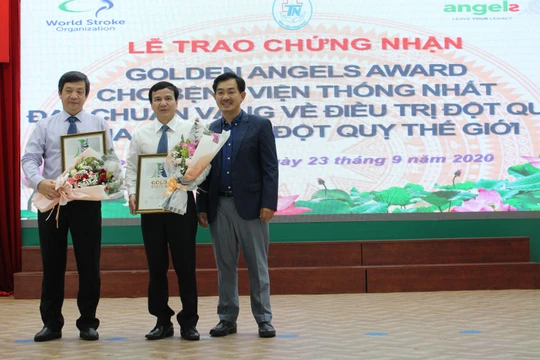 Bệnh viện Thống nhất đạt chứng nhận tiêu chuẩn vàng của Hội Đột quỵ Thế giới (WSO). Ảnh: BVCC