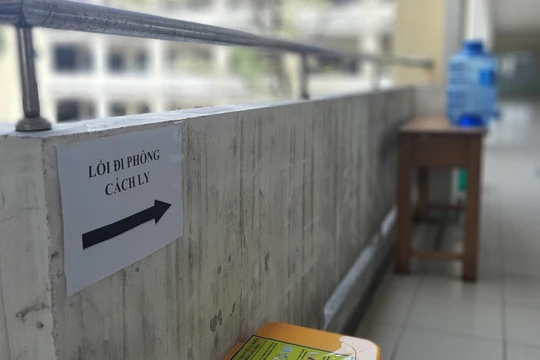 Khu cách ly tập trung quận 2 TP.HCM. Ảnh: N.T