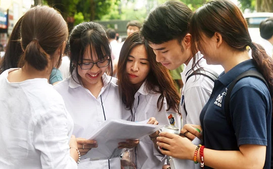 Thí sinh sau kỳ thi tốt nghiệp THPT. Ảnh: Internet