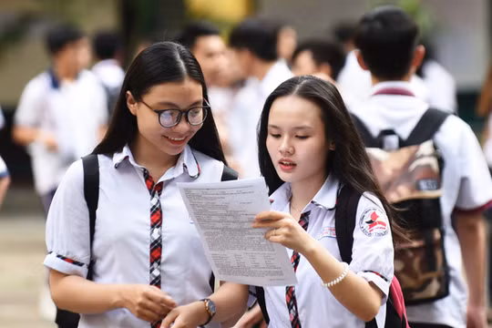 Thí sinh sau kỳ thi tốt nghiệp THPT. Ảnh: Internet