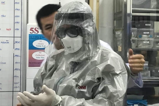 TP.HCM: Bệnh viện Chợ Rẫy có 2 ca dương tính với virus corona. Ảnh: LP