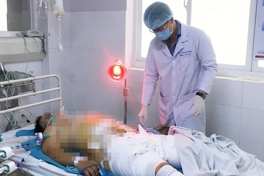 Cứu sống bệnh nhân bị tai nạn giao thông nguy kịch tính mạng nhờ báo động đỏ. Ảnh: BVCC