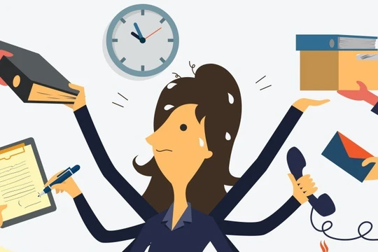 Tập trung và quản lý, sắp xếp được công việc không phải điều dễ dàng. Ảnh: Internet