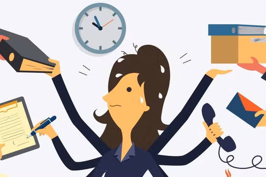 Tập trung và quản lý, sắp xếp được công việc không phải điều dễ dàng. Ảnh: Internet