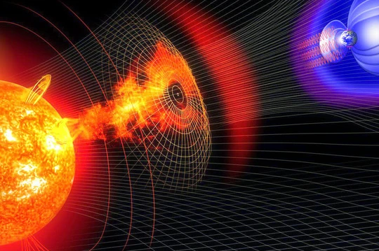 Từ trường của Trái Đất. Ảnh: Internet