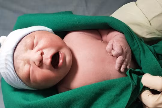 Loạt biểu cảm đáng yêu của những thiên thần đầu tiên năm Canh Tý 2020. Ảnh: BVCC