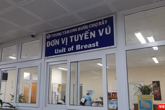 Đơn vị Tuyến vú - BV Chợ Rẫy. Ảnh: NT