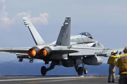 Chiếc Super Hornet F/A-18E của Mỹ đã bắn hạ Su-22 của quân đội Syria (Ảnh minh họa)