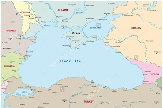 Biển Đen nằm ở vị trí địa chiến lược quan trọng với Nga