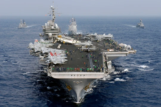 Dự kiến năm 2018 tàu sân bay Mỹ sẽ thăm cảng Việt Nam