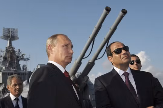 Tổng thống Nga Putin và Tổng thống Ai Cập A. Sisi